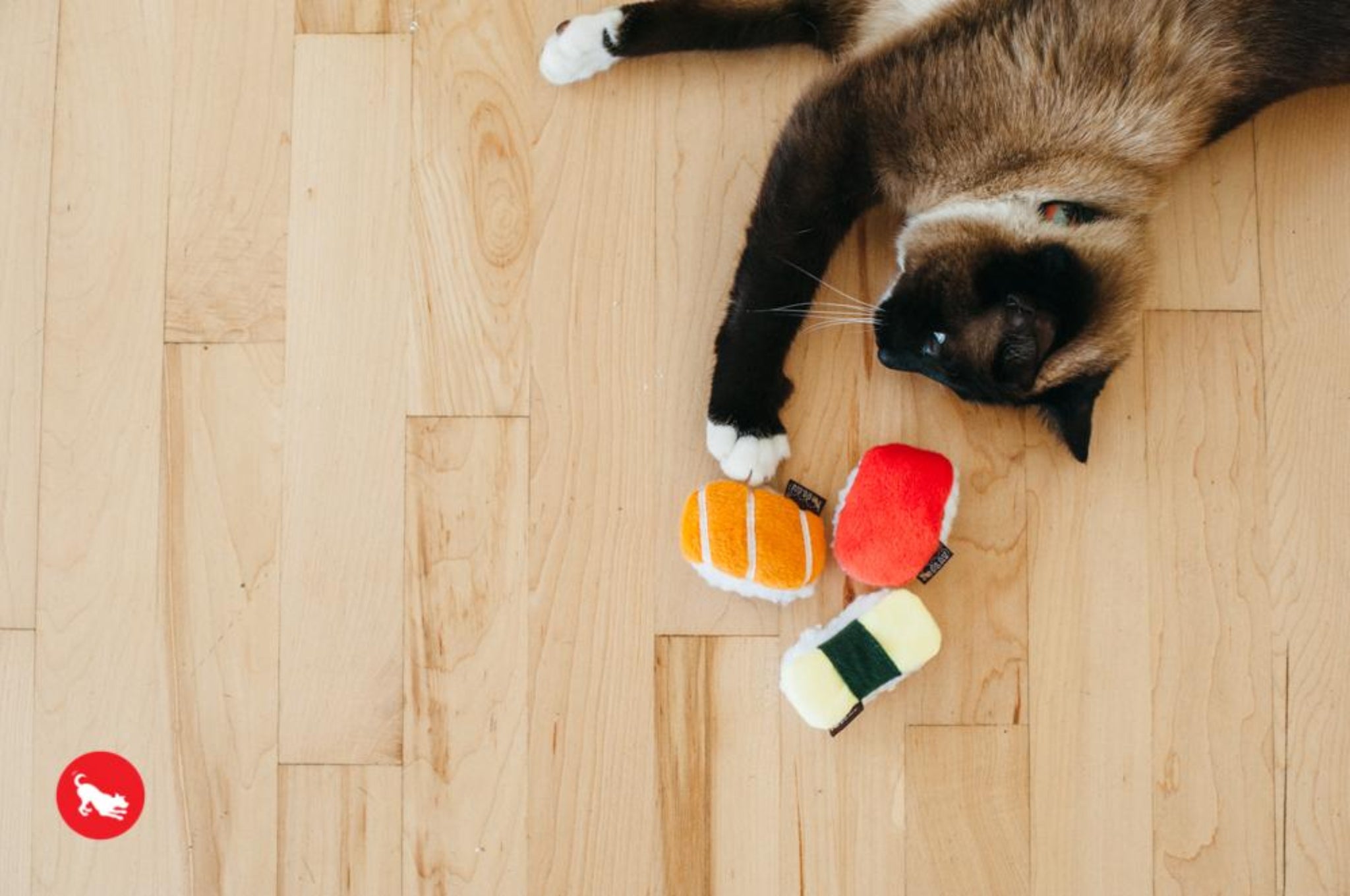 Feline Frenzy Plush Toy Collection for Cats sushi